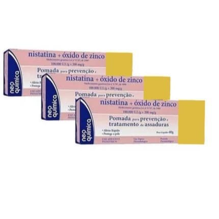KIT 03 CREMES PARA BEBES 60G CADA TIPO DERMODEX