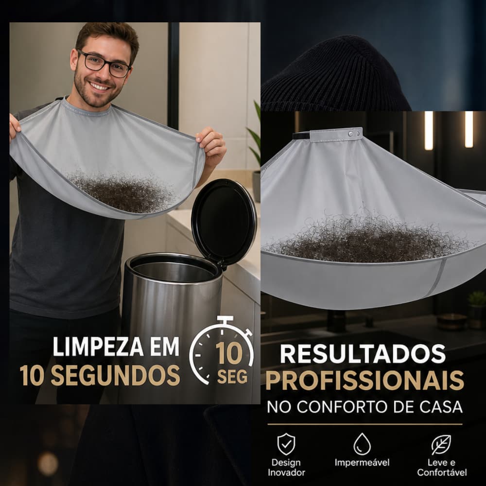 Capa Aparador Ferramentas De Corte De Cabelo e Barba Salão De Beleza Barbeiro Cape