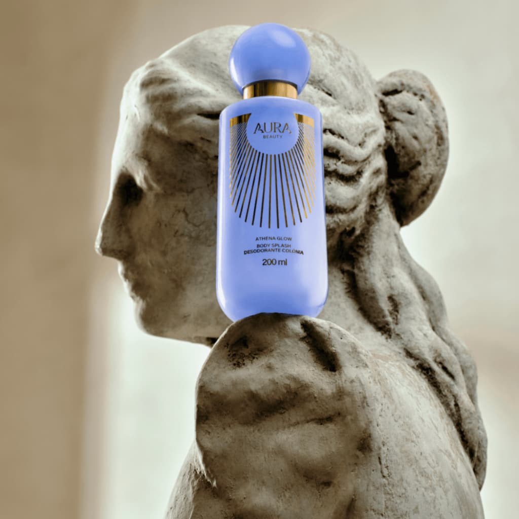 Body Splash Athena Glow Aura Beauty By Jade Picon Hinode 200ml Desodorante Colônia Feminino