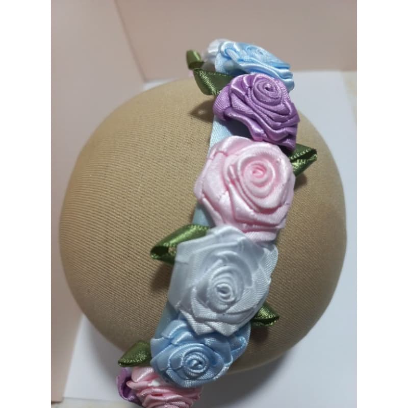 tiara de cetim tiara floral tiaras infantis tiaras de luxo