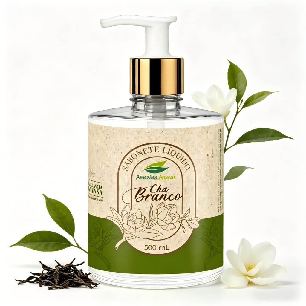 Este sabonete lquido de 500ml possui uma textura suave eum aroma agradavel, sendo adequado para todos os tiposde pele.