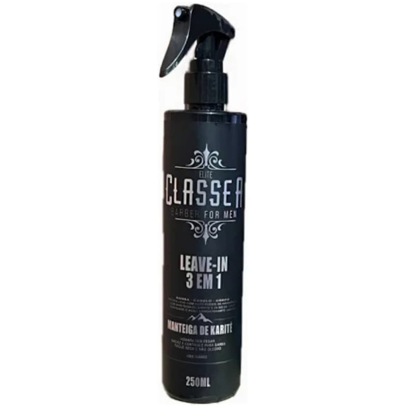 Leave-in 3 em 1 Classe A Leave-in Barba Cabelo e Corpo Classe A Leave-in Classe A Protetor Térmico