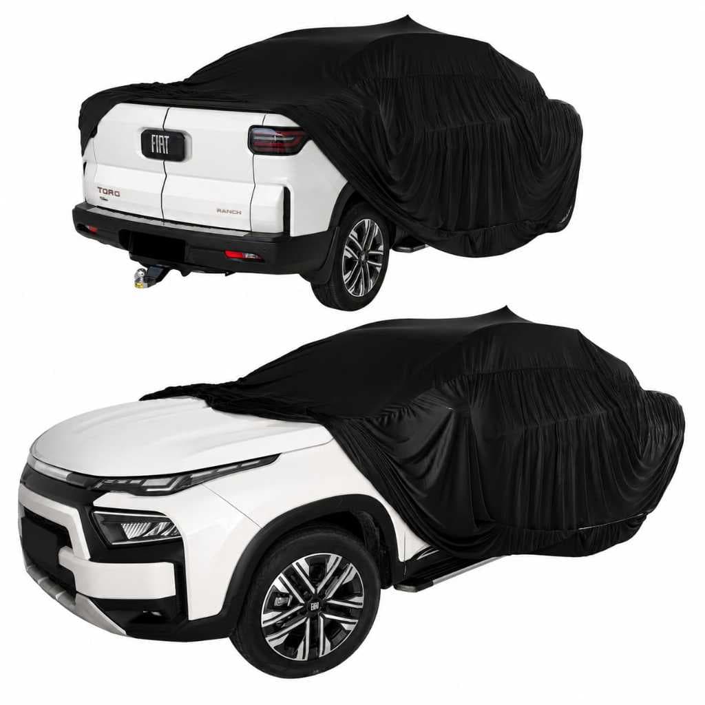 Capa Carro Térmica Protetota Tecido Helanca Fiat Toro 16/26