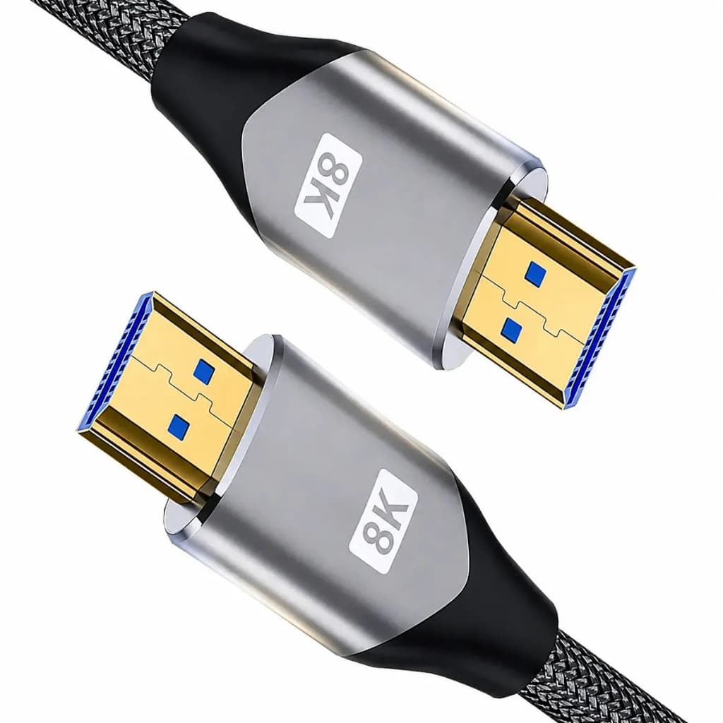Cabo Hdmi 2.1 8k Gold Ultra Hd Compatível Com Ps5 Xbox Series X/s