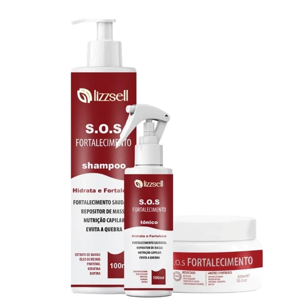 Kit SOS Fortalecimento Anti queda Kit completo