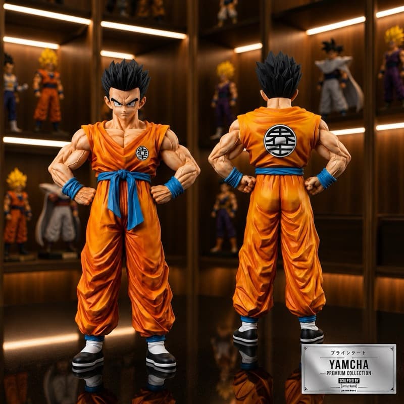 Action Figure Yancha 28 Cm Dragon Ball Z Action Sem Base Banpresto