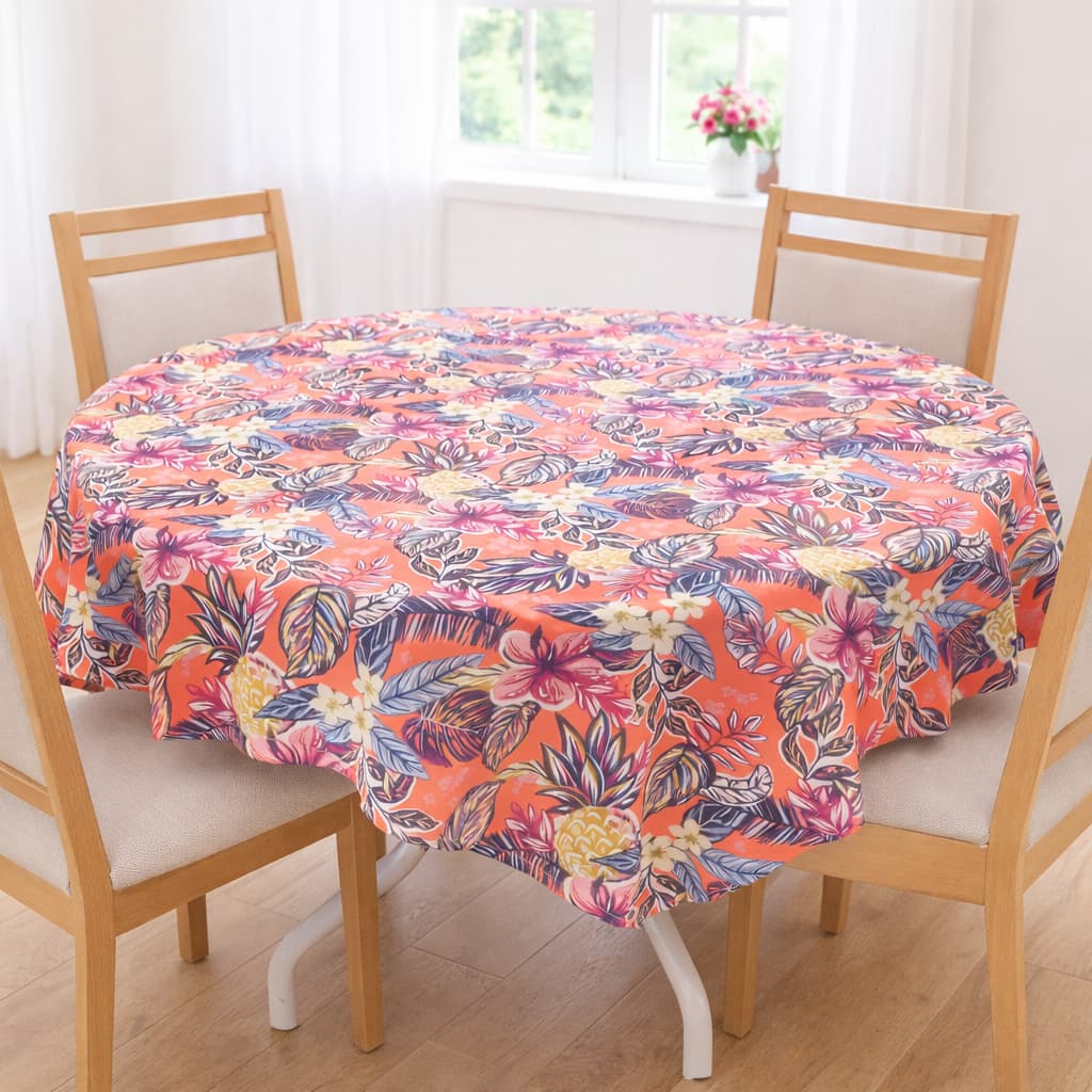 Toalha de MESA REDONDA sortidas varias estampas elegancia sofisticação