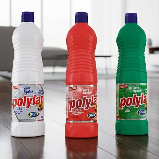 Cera Liquida Polylar Verde, Vemelha e Incolor 750ml
