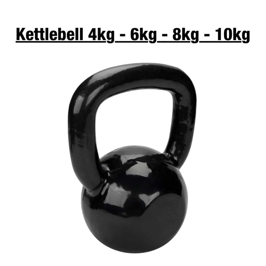 Kettlebell Emborrachado One Life Sports 4kg - 6kg - 8kg - 10kg - 12kg | Treino Funcional