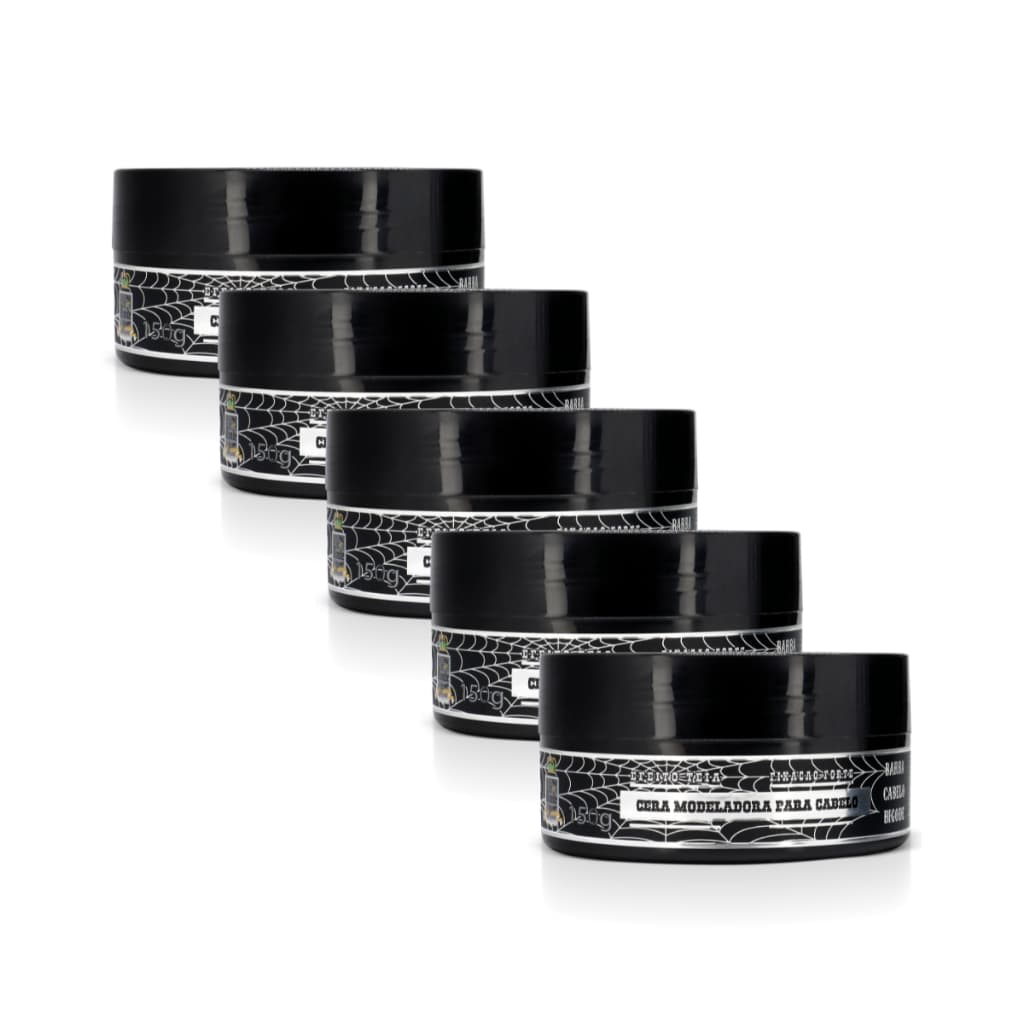 Kit Still Life Pomada Cera Modeladora Efeito Teia 150g Fixação Extra Forte 5 Unidades