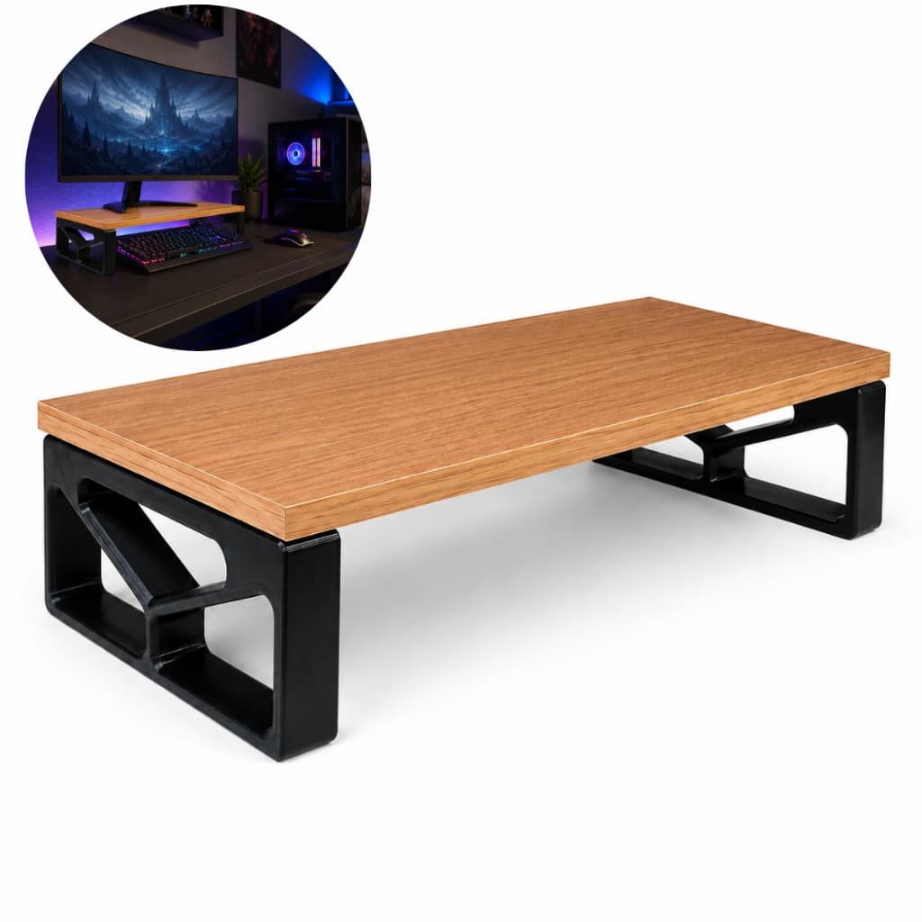 Base Para Monitor Mesa Organizador Suporte Elevado Para Teclado Escritório Gamer
