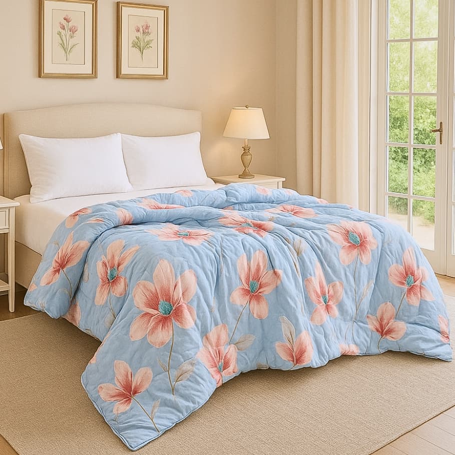 Cobertor Edredom Dupla Face Cama Queen Colcha Cobre Leito Premium Toque Suave
