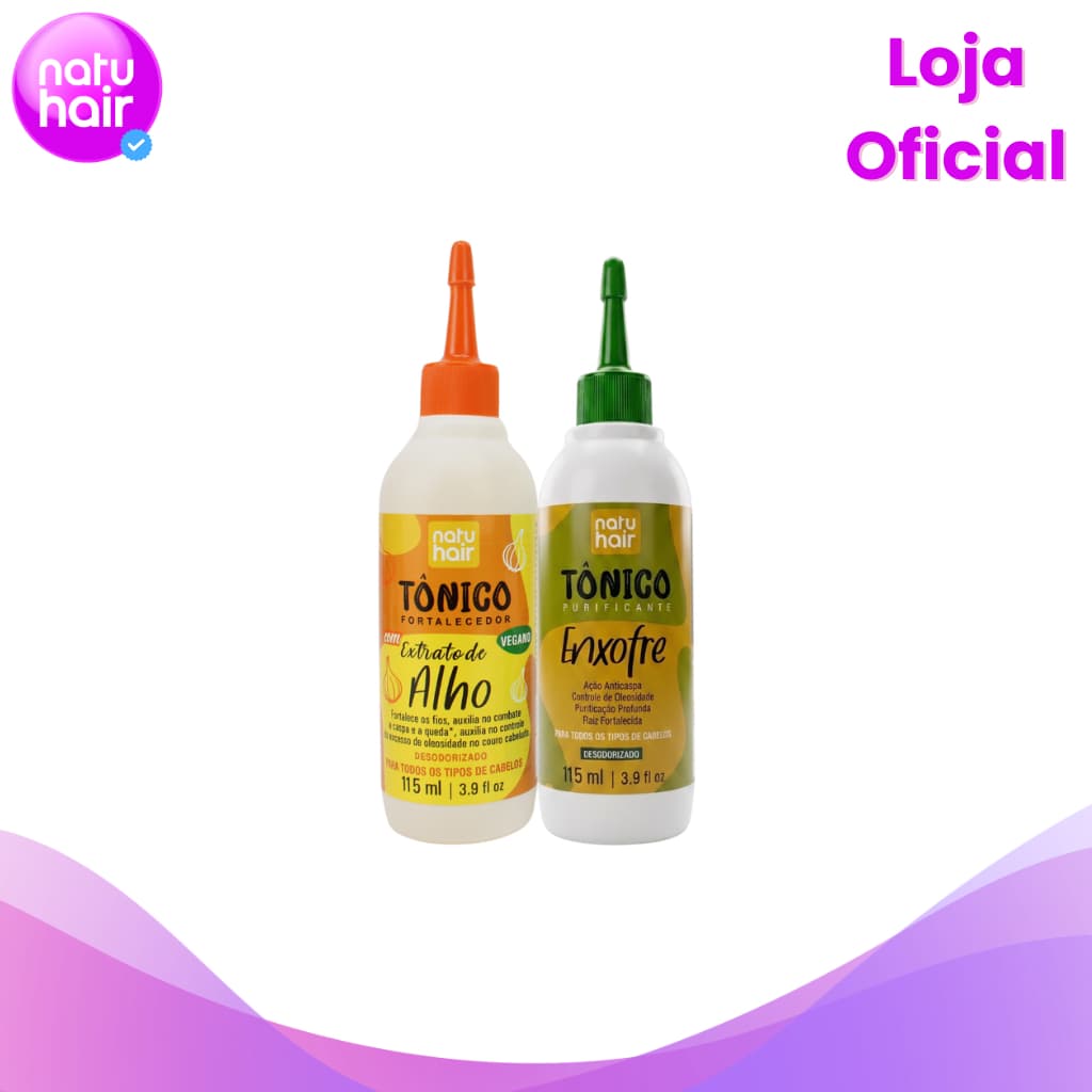 Kit Tônico Capilar Alho +  Enxofre NatuHair