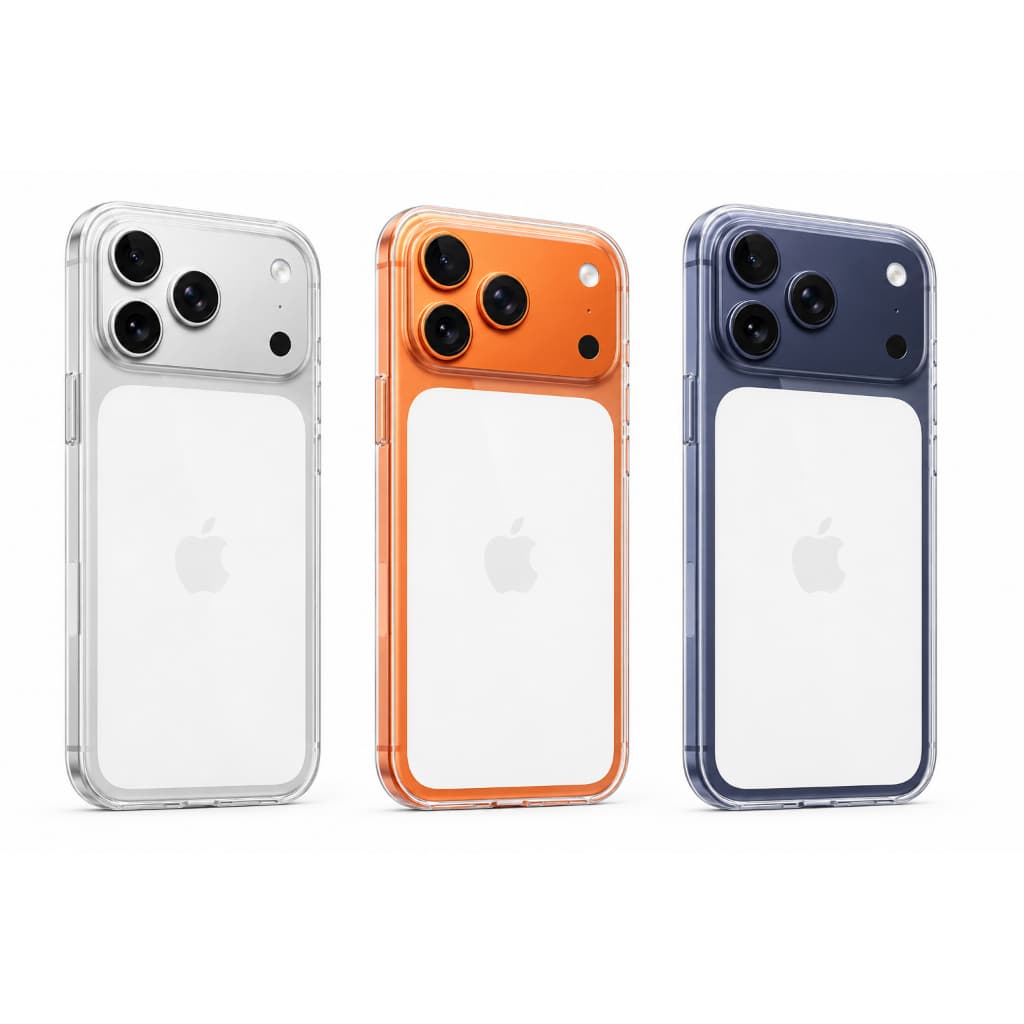 Capa Transparente para iPhone 17 Pro Max com MagSafe e Controle de Câmera