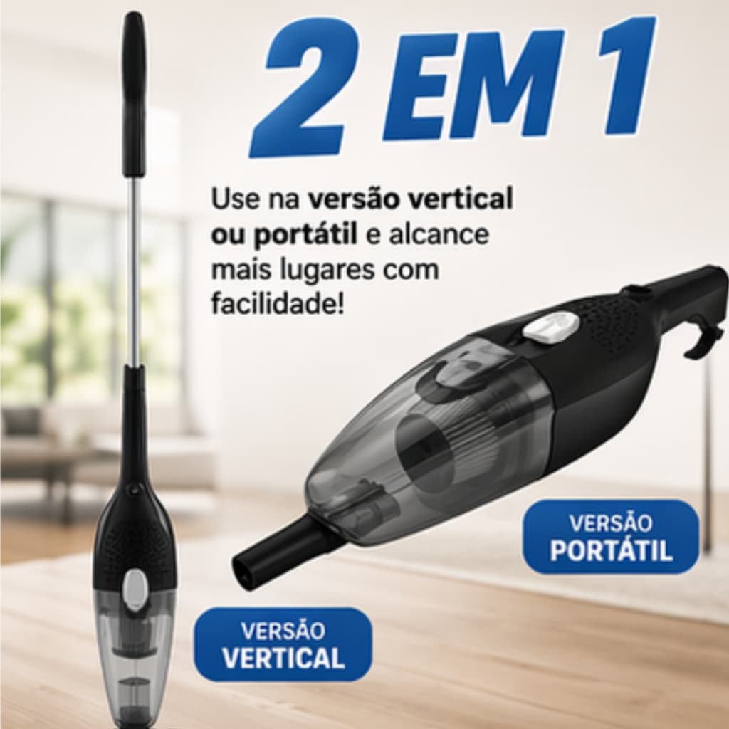 Aspirador Vertical Portatil 220V Multiuso 2 Em 1
