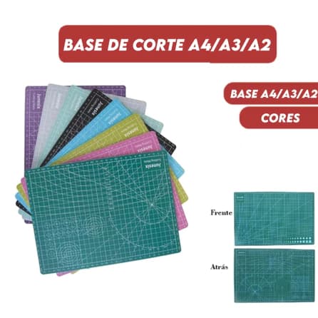 Base Para Corte De Mesa A4/A3/A2 Dupla Face Patchwork Artesanato