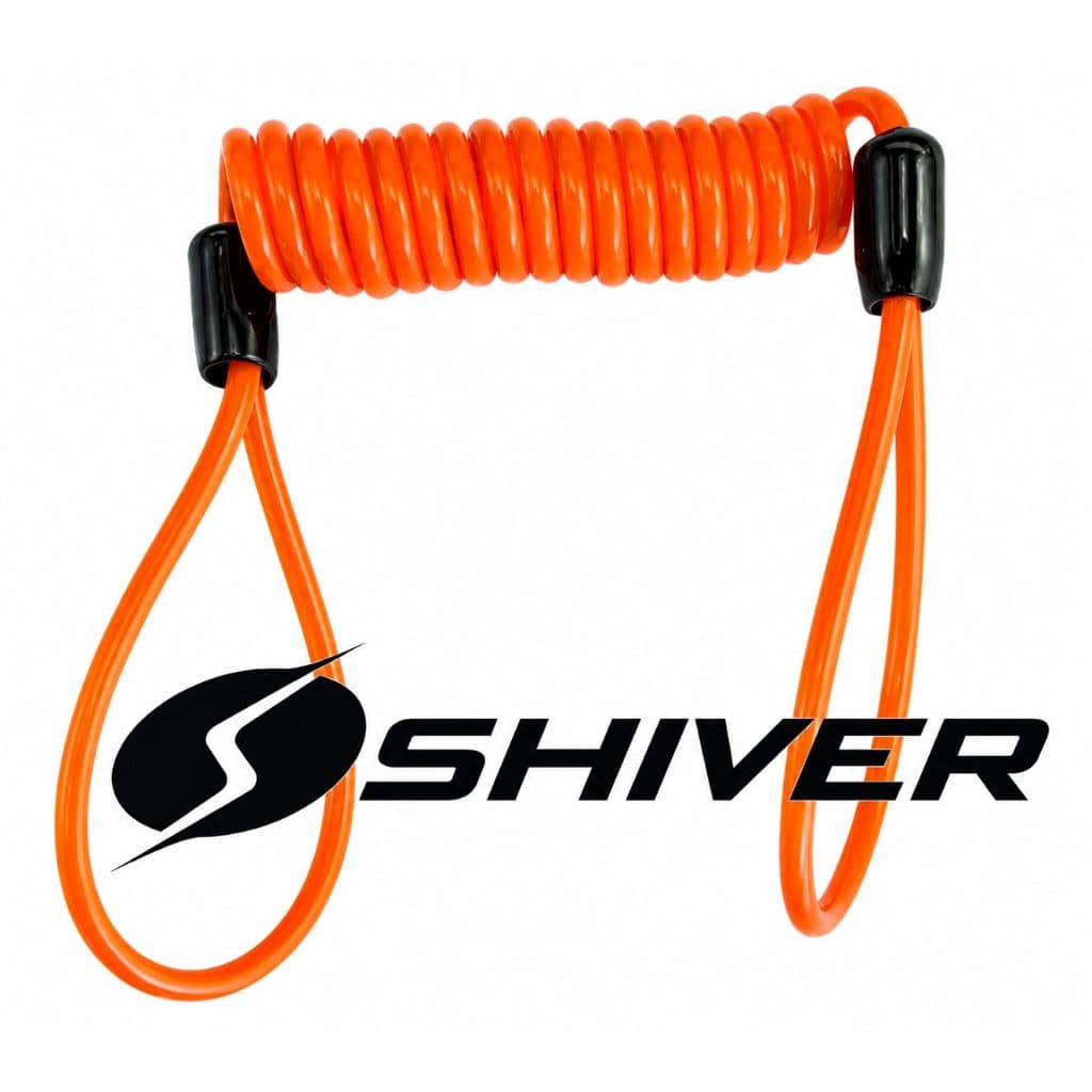 CABO LEMBRETE CADEADO TRAVA DISCO PROTEÇÃO ANTIFURTO SHIVER MOTO BIKE