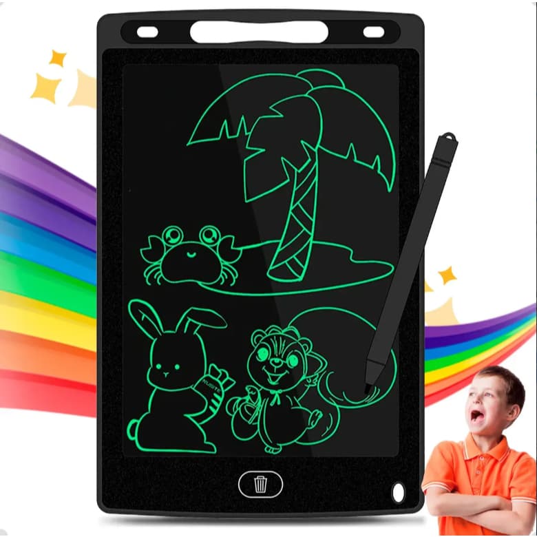 Lousa Mágica Infantil Digital Educativa Interativa Desenho Escrever Preto Homeroarte Lousa Mágica Infantil Digital
