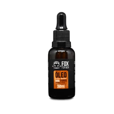 Óleo Para Barba Fox Gota Hidratação Nutrição Intensa Maciez e Brilho Natural
