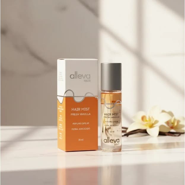 Perfume Para Cabelo 15ml Alleva Intense Seduction Fresh Vanilla Rose Essence Longa Duração Promoção Envio Rápido