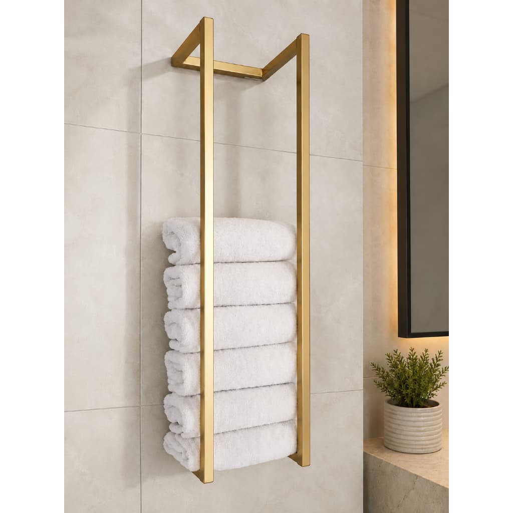 Porta Toalha Rosto Parede Estilo Industrial Moderno Banheiro Lavabo Salão Barbearia