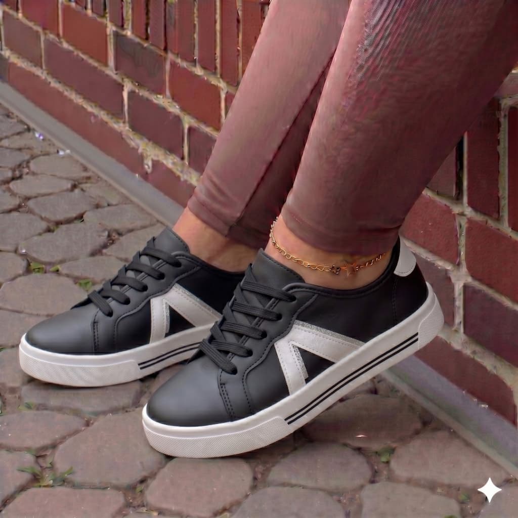 Tênis Feminino Casual Confortável Moleca Palmilha Dupla Original