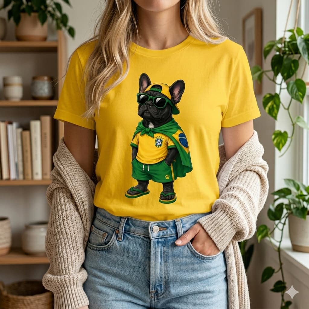 Camiseta Bulldog Do Brasil: Estilo Exclusivo, Conforto Premium E Entrega Super Rápida!!