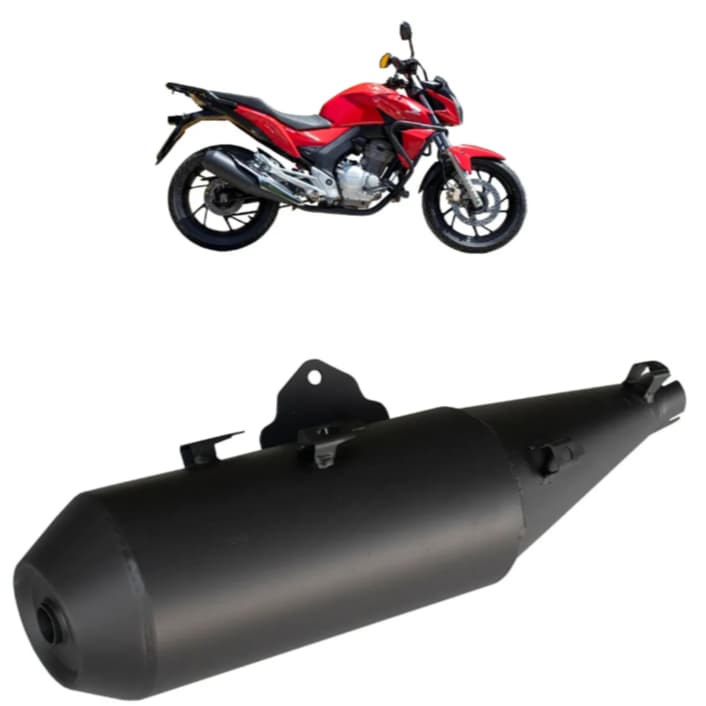 Ponteira De Escape CB Twister 250 modelo Original 2016 á 2023