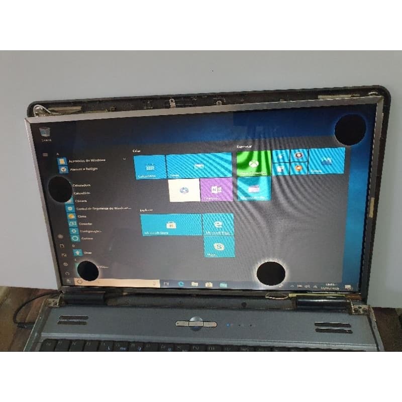 Tela LCD Samsung LTN156AT01 15.6" Funcionando Com Manchas Pretas