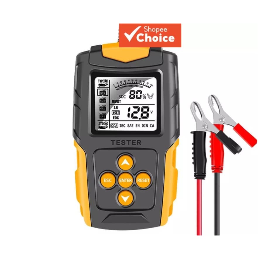 Testador De Bateria De Carro 12V 24V LCD Analisador Digital Ferramenta De Carregamento De Partida