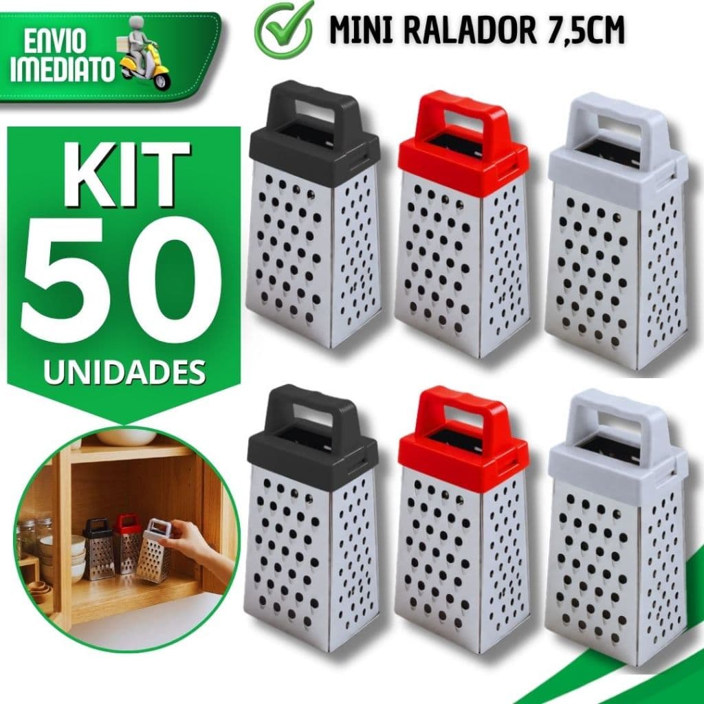 Jogo Mini Ralador 4 Faces Aço Inox 7.5Cm Cozinha Chá Cozinha Rala Queijo Alho Nós Moscada Utensílios
