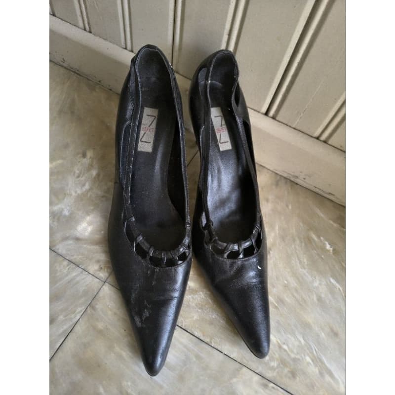 Sapato Escarpim preto número 39 usado