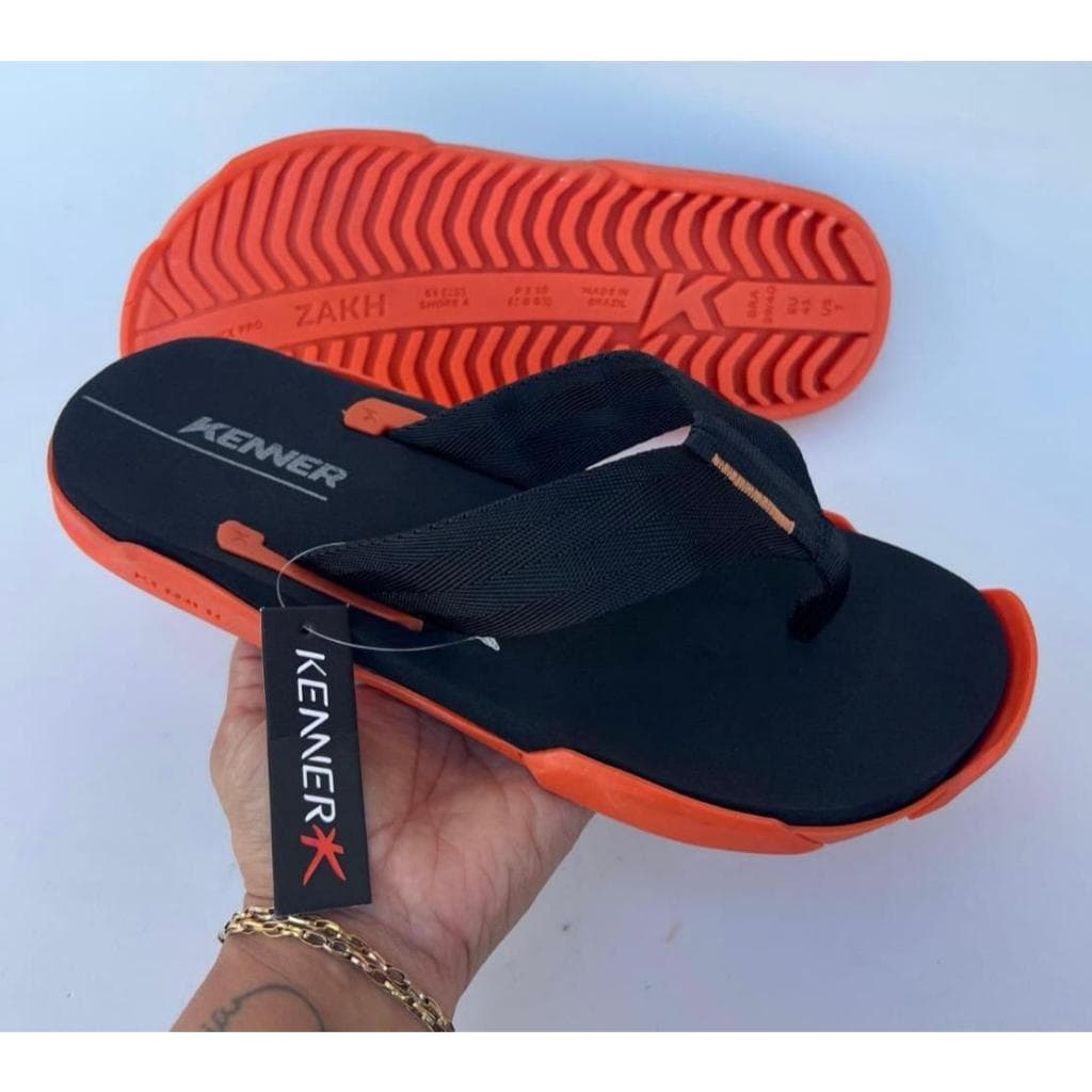 Chinelo Masculino Solado Vulcanizado Borracha Qualidade Original Frente Contra Topada Biqueira Casua