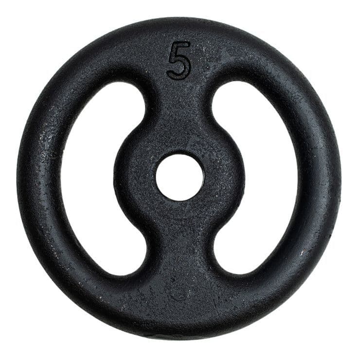 Kit 4 Anilha 5kg Ferro Fund. Furo 31mm