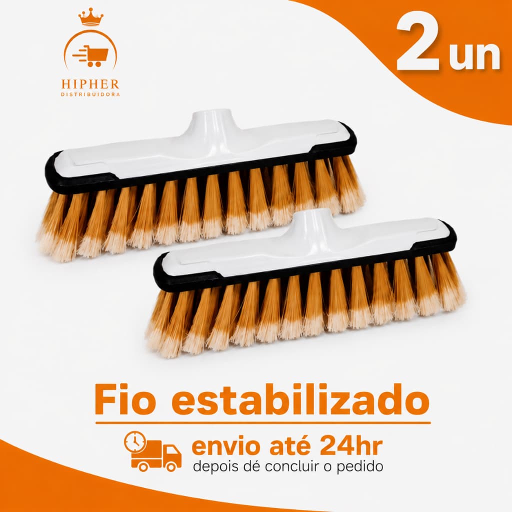 Kit Vassouras Varre porcelanato Não risca Piso frio Cerâmica Vinílico Cerdas Macias Limpeza doméstica Alta durabilidade.