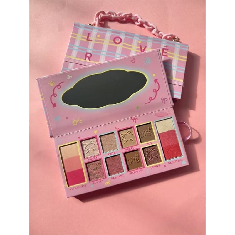 Paleta Love Rain Com 26 Cores e Com Corrente para Transporte
