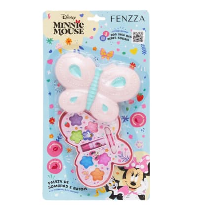 Paleta de Sombras e Batom Fenzza Minnie
