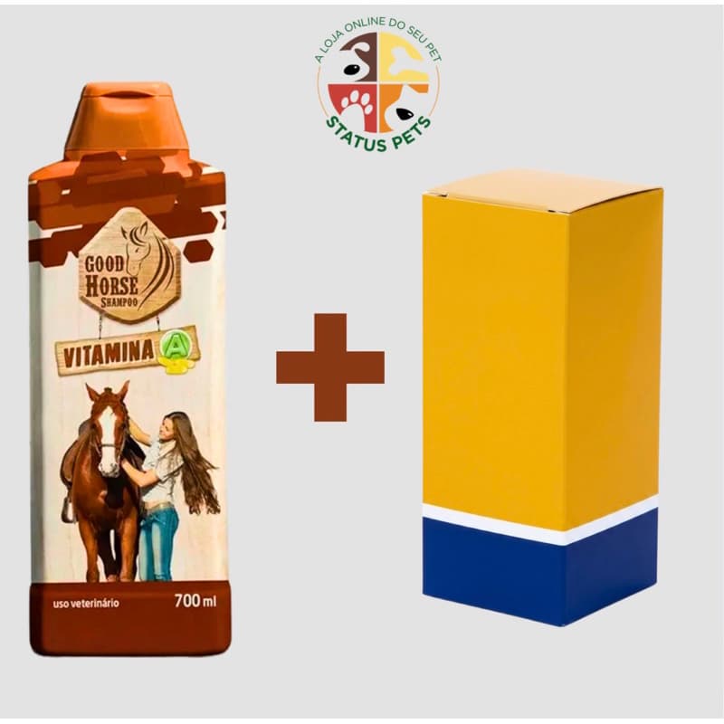 KIT Vitamina 20ml + Shampoo Good Horse 700ml