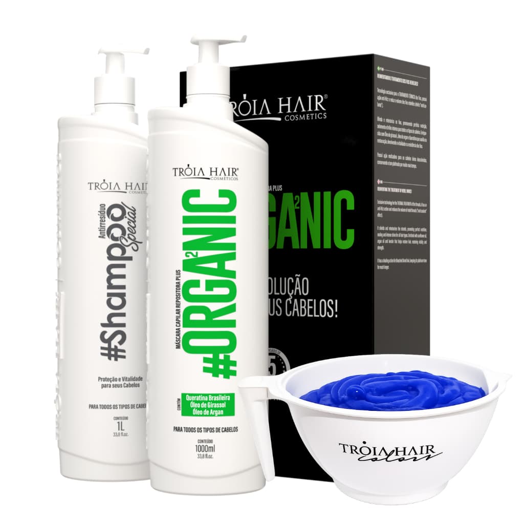 Kit Semi Definitiva Organica Troia Hair Kit 2x1000ml