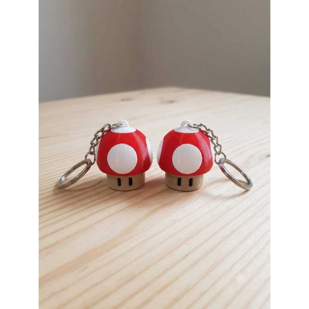Chaveiro Cogumelo Antiestresse Inspirado em Super Mario, Fidget, Acessório, Mochilha, Bolsa, Chaves