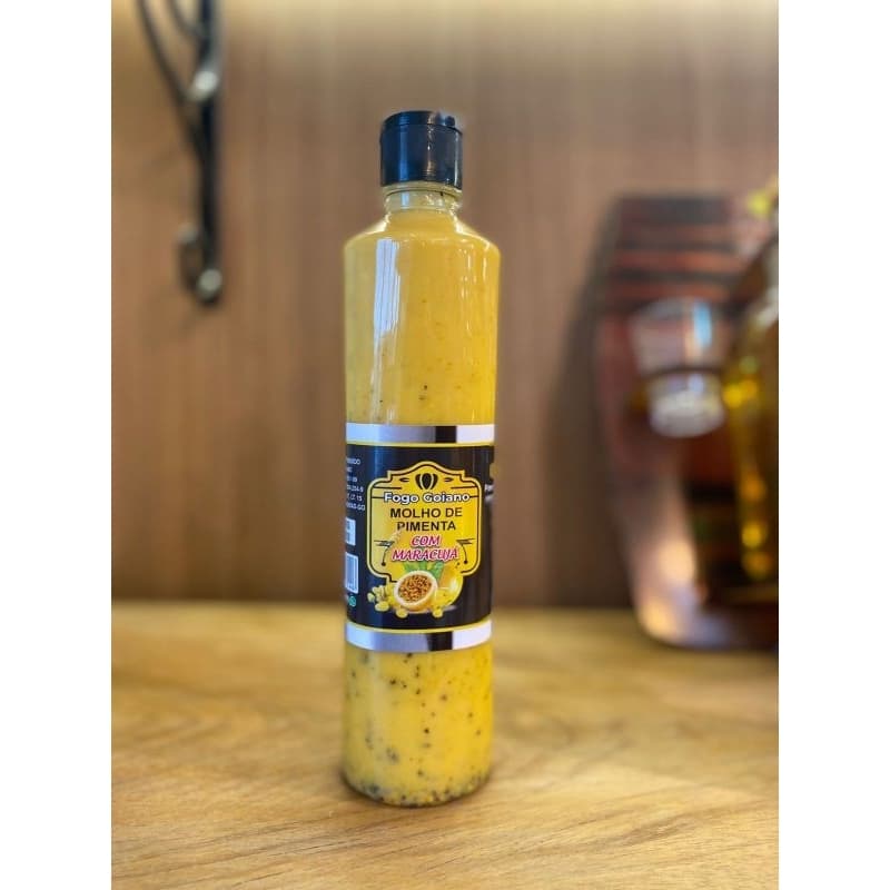 Molho de pimenta com maracujá 500ml
