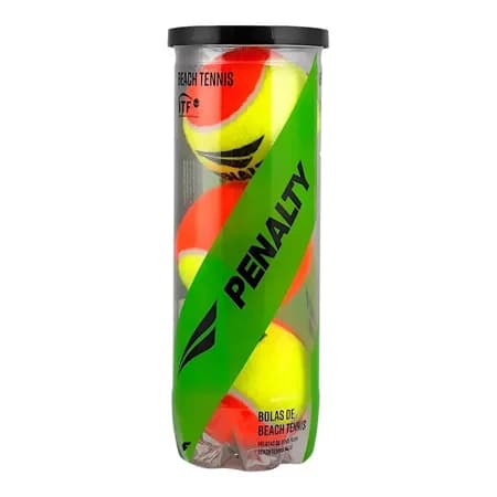 Kit PENALTY Com 3 Bolinhas Beach Tennis Tubo PENALTY Esporte
