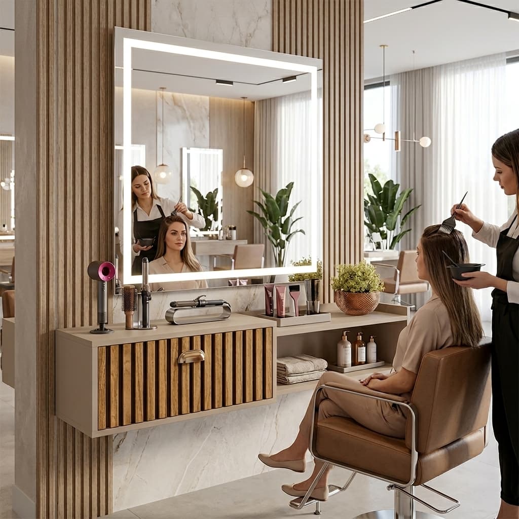 Penteadeira Camarim Suspensa MAKE UP Joy Com Porta Nicho Fácil Montagem - Queima de Estoque