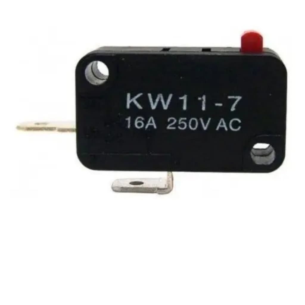 Chave Interruptor Micro Switch Kw11-7-1 16a 250v Interruptor 2 Terminais Air Fryer