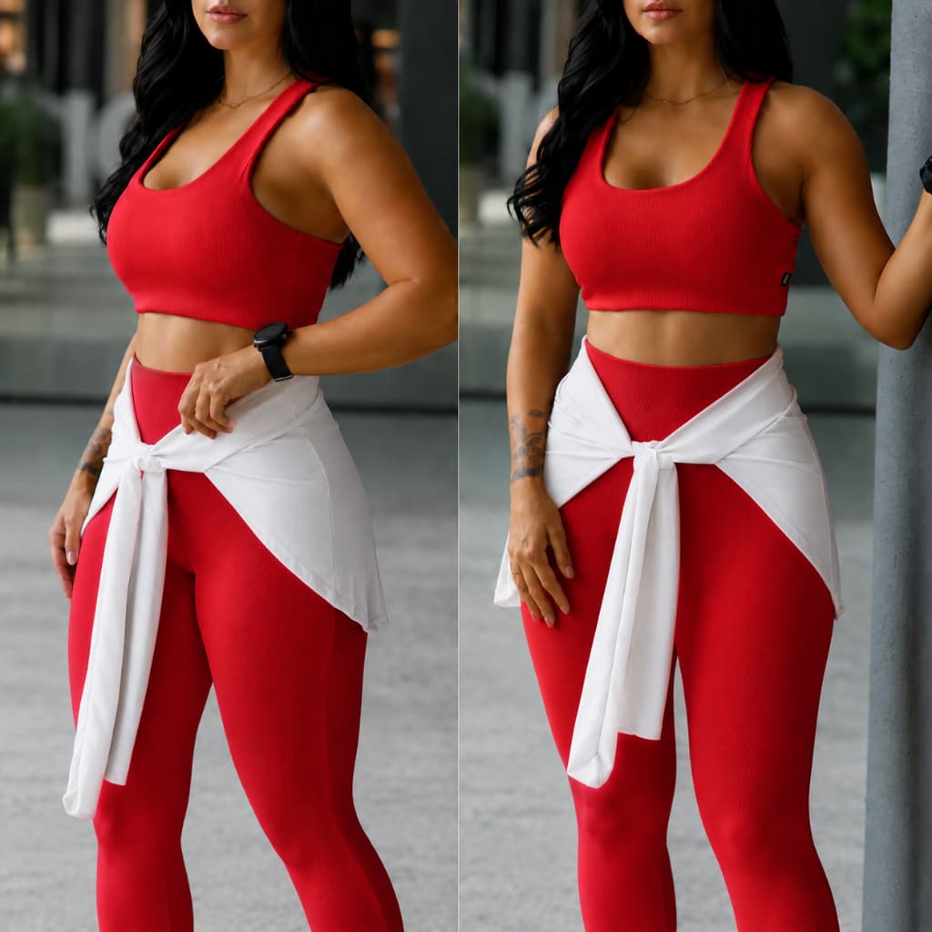 Tapa Bumbum Veste Legging Em Suplex Fitness Academia