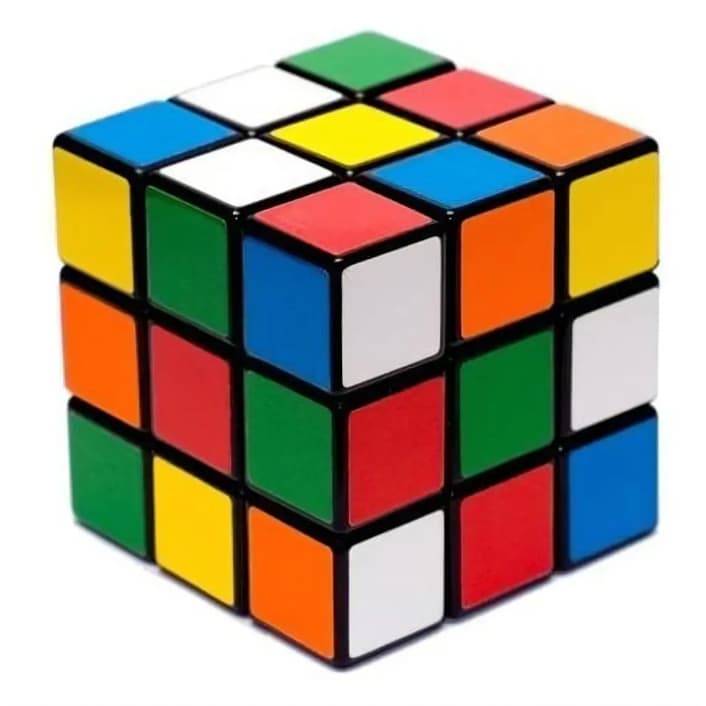 Cubo Mágico Profissional 6x6x6cm Plástico Iniciante