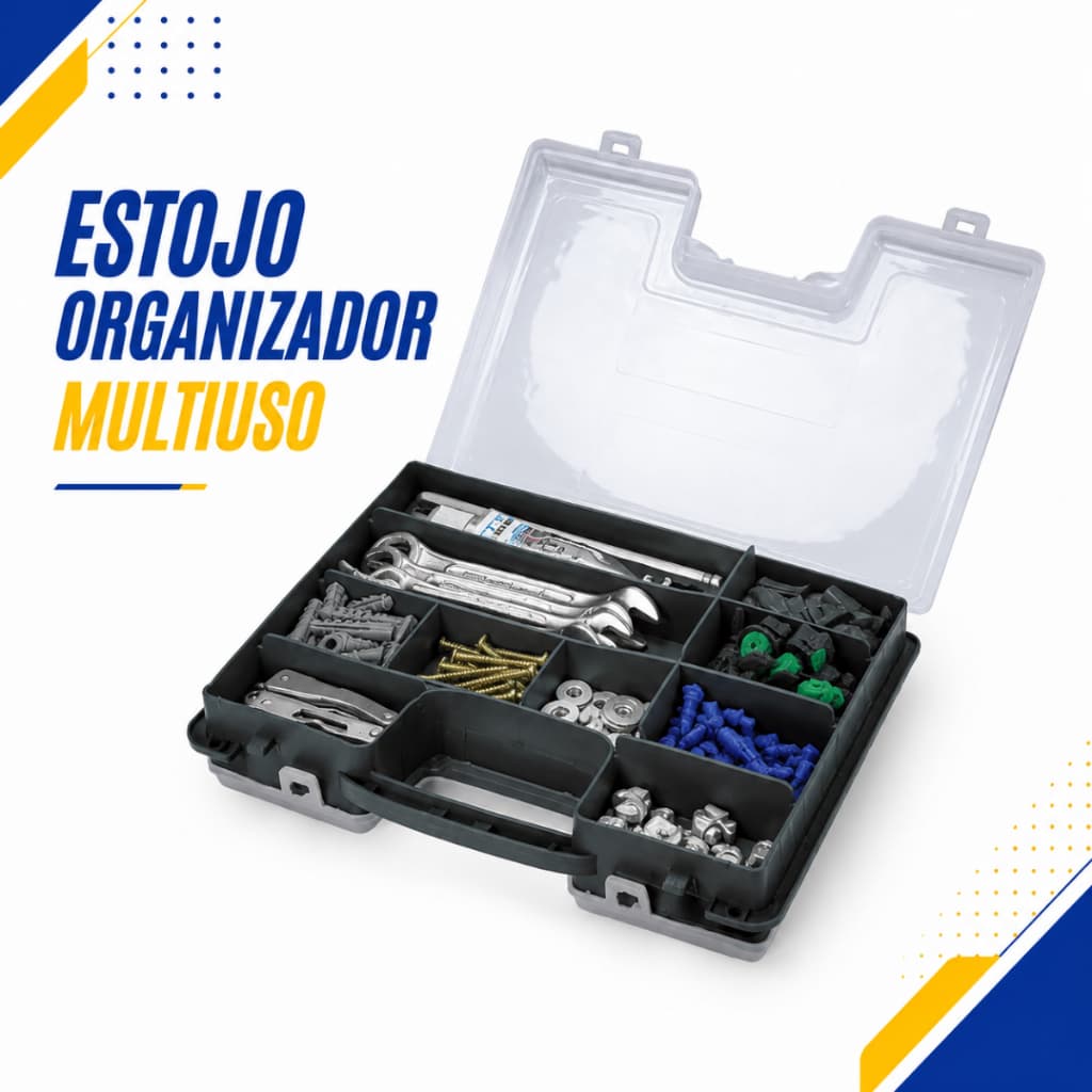 Maleta Estojo Organizador Para Ferramentas Parafusos Pesca Multiuso Arqplast