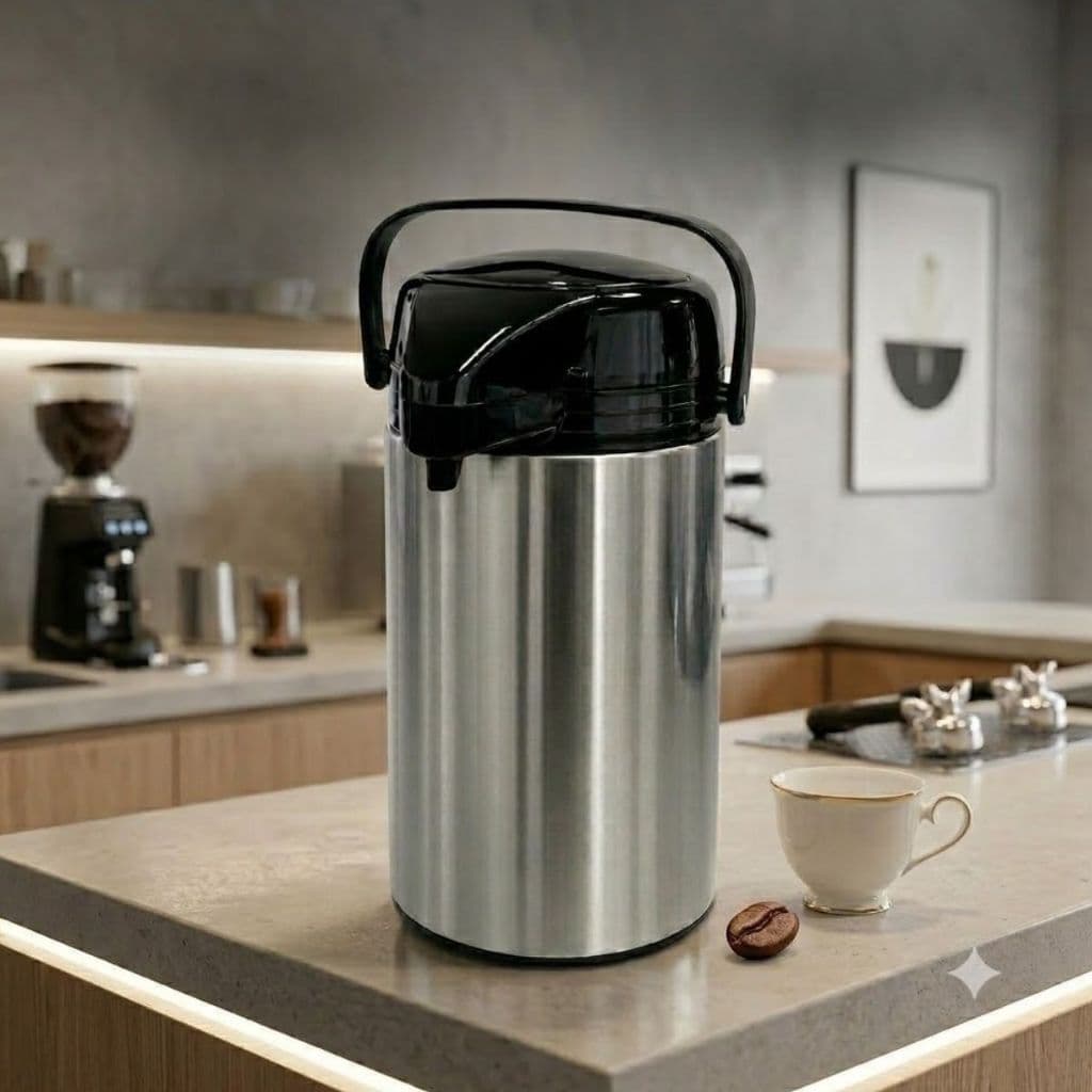 Garrafa Termica Inox 1,9 Litros Alta Capacidade Conservacao Bebidas Quentes Frias