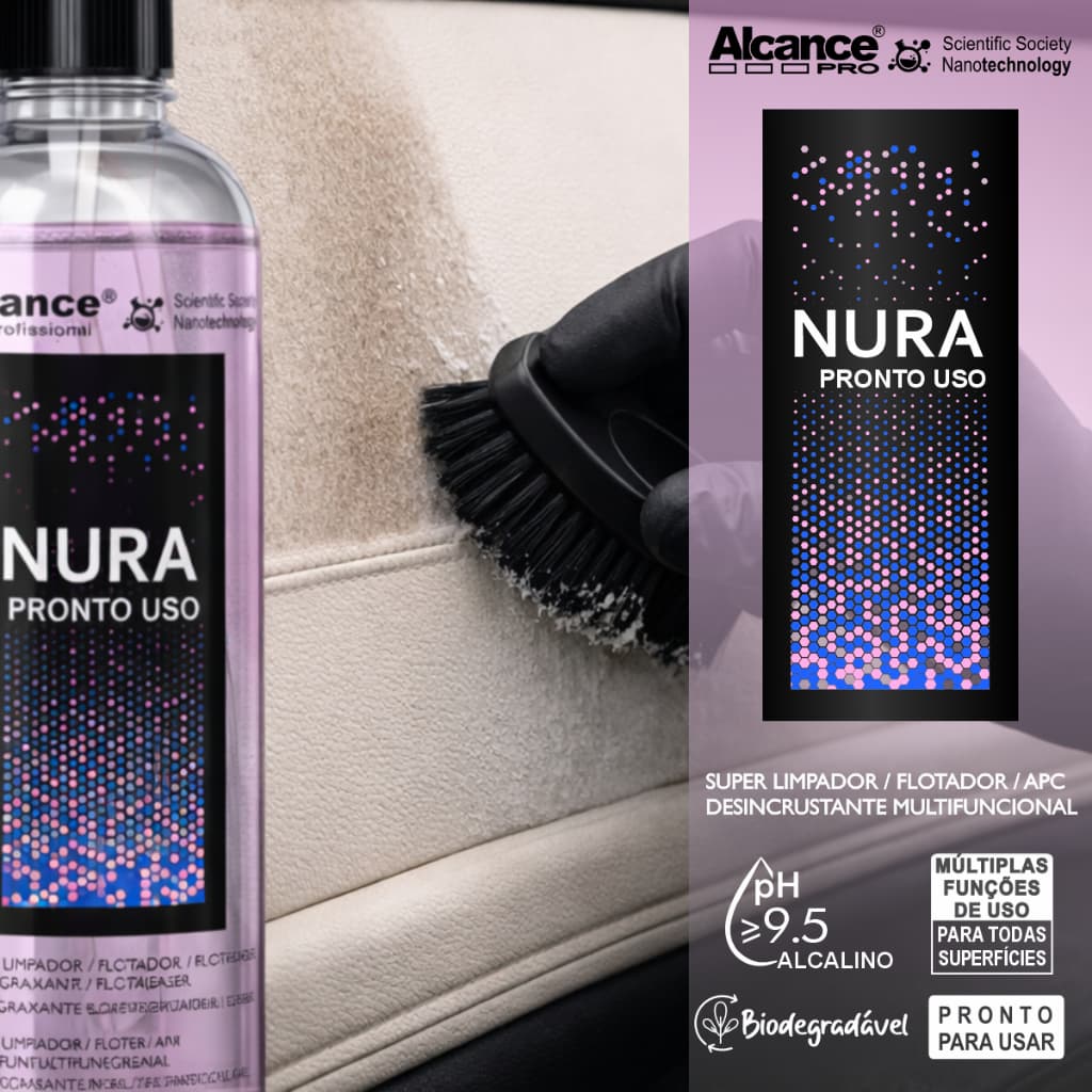 Nura Alcance Limpador De Interiores - Pronto Pra Uso Ph9.5