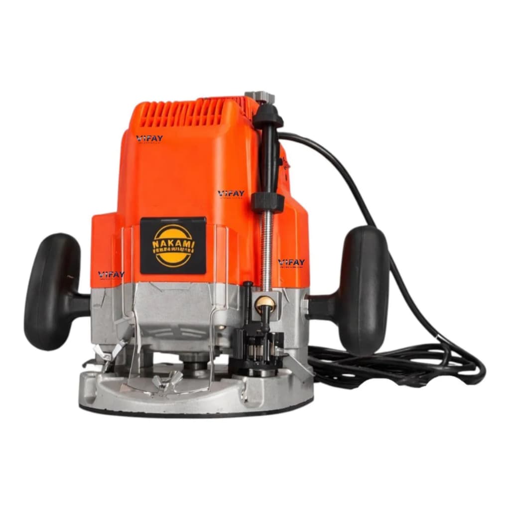 Tupia de Coluna 6 8 e 12mm 1600w Profissional NK Completa com Acessórios